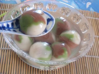 彩色版の【琉璃汤圆】的做法步骤：12