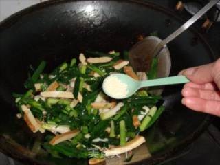 大蒜肉丝豆腐干的做法步骤：8