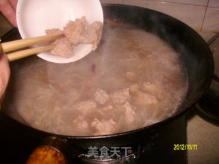 萝卜丝汆丸子的做法步骤：21