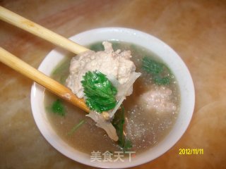 萝卜丝汆丸子的做法步骤：22