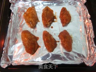 泰式风情美食—[泰式咖喱烤鸡翅]的做法步骤：8