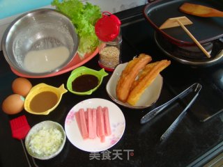 美味的鸡蛋煎饼的做法步骤：1