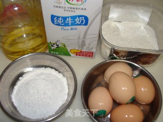 海绵蛋糕的做法步骤：1