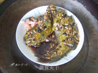 豉汁蒸黄骨鱼的做法步骤：4