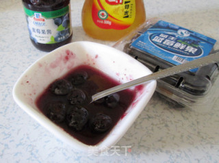 蓝莓甜豆花的做法步骤：8