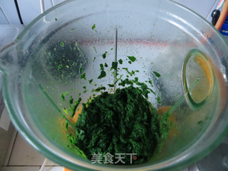 【油泼辣椒菠菜面】－－陕西传统小吃的做法步骤：2