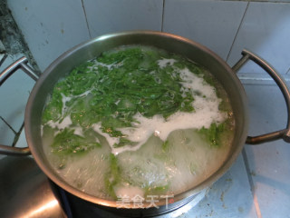 【油泼辣椒菠菜面】－－陕西传统小吃的做法步骤：8