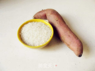 红薯米粥的做法步骤：1