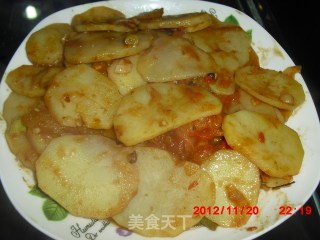 西红柿炒土豆的做法步骤：10
