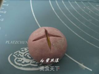 双色开花馒头的做法步骤：7