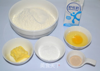 双重享受--可可蛋糕吐司【面包机版】的做法步骤：1