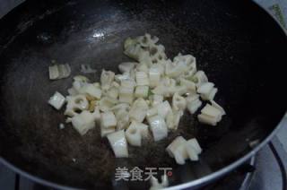 鱼香杏鲍菇藕丁的做法步骤：6