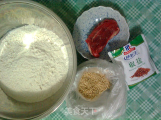 牛肉酱香饼的做法步骤：1