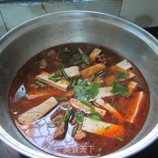 麻辣豆腐鸭汤煲的做法步骤：9
