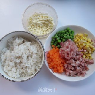 米饭披萨的做法步骤：1