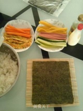 紫菜包饭~的做法步骤：11