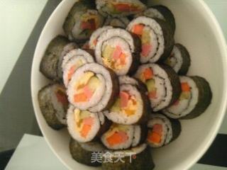 紫菜包饭~的做法步骤：17