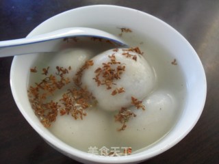 桂花芝麻汤圆的做法步骤：10