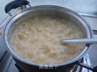 豆浆年糕捞的做法步骤：12