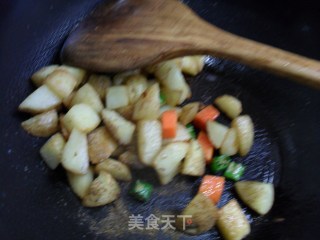 孜然土豆丁的做法步骤：8