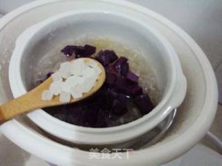 漂亮好吃的紫色诱惑——紫薯银耳汤的做法步骤：6