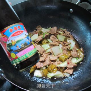 蚝油酸辣肉的做法步骤：10