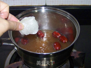 【阿胶红枣鸡蛋汤】的做法步骤：4