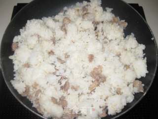 孜然牛肉炒饭的做法步骤：5