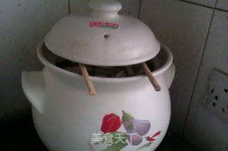 美味的香菇鸡肉粥的做法步骤：7