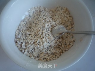 杏仁燕麦酥的做法步骤：4