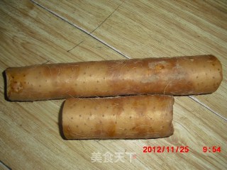 山楂酱酸甜山药的做法步骤：1