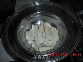 山楂酱酸甜山药的做法步骤：4