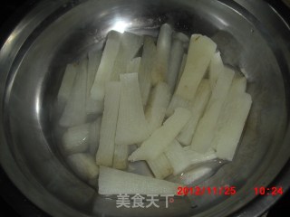 山楂酱酸甜山药的做法步骤：5