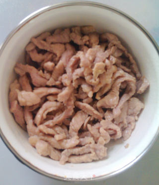 青椒千张炒肉丝的做法步骤：5