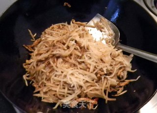 黄豆炒水芥丝的做法步骤：5