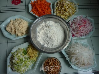 豆渣五香萝卜丸子的做法步骤：1