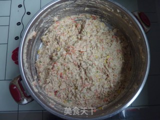 豆渣五香萝卜丸子的做法步骤：5