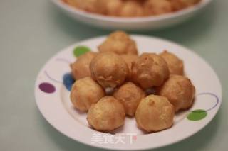 泡芙-梦梦球（奶油布丁馅）的做法步骤：14