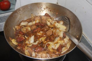 红烧肉炖白菜粉条的做法步骤：15