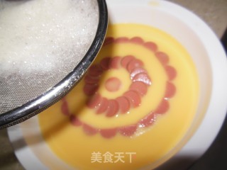 火腿蒸蛋——给早餐换个花样的做法步骤：12