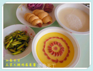 火腿蒸蛋——给早餐换个花样的做法步骤：15