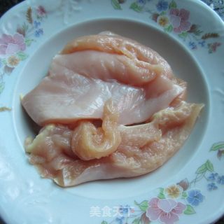 蚝油鸡丝的做法步骤：1