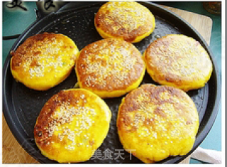 美味芝麻南瓜烧饼的做法步骤：20