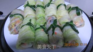美味白菜包的做法步骤：7