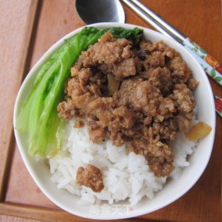 葱酥肉燥饭的做法步骤：8