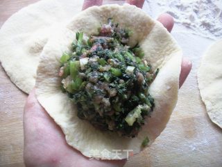 牛肉茼蒿粗粮包的做法步骤：12