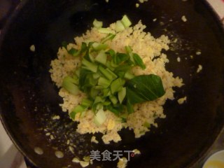 黄金蛋炒饭的做法步骤：7
