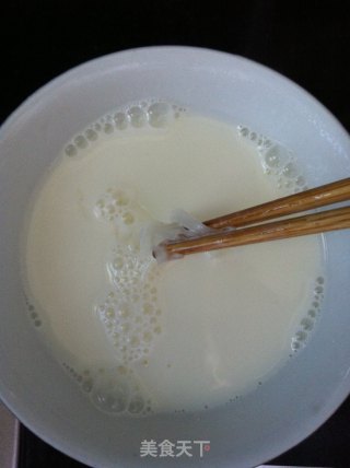 木瓜牛奶冻的做法步骤：2