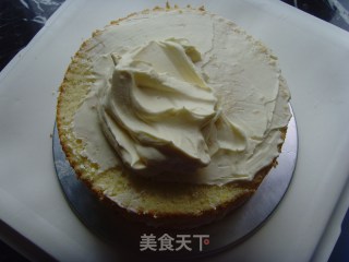 生日蛋糕【黄桃生日蛋糕】的做法步骤：9
