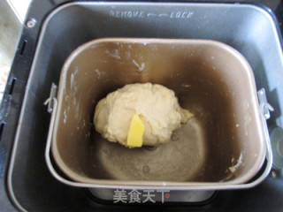 北海道蓝莓干吐司【面包机版】的做法步骤：7